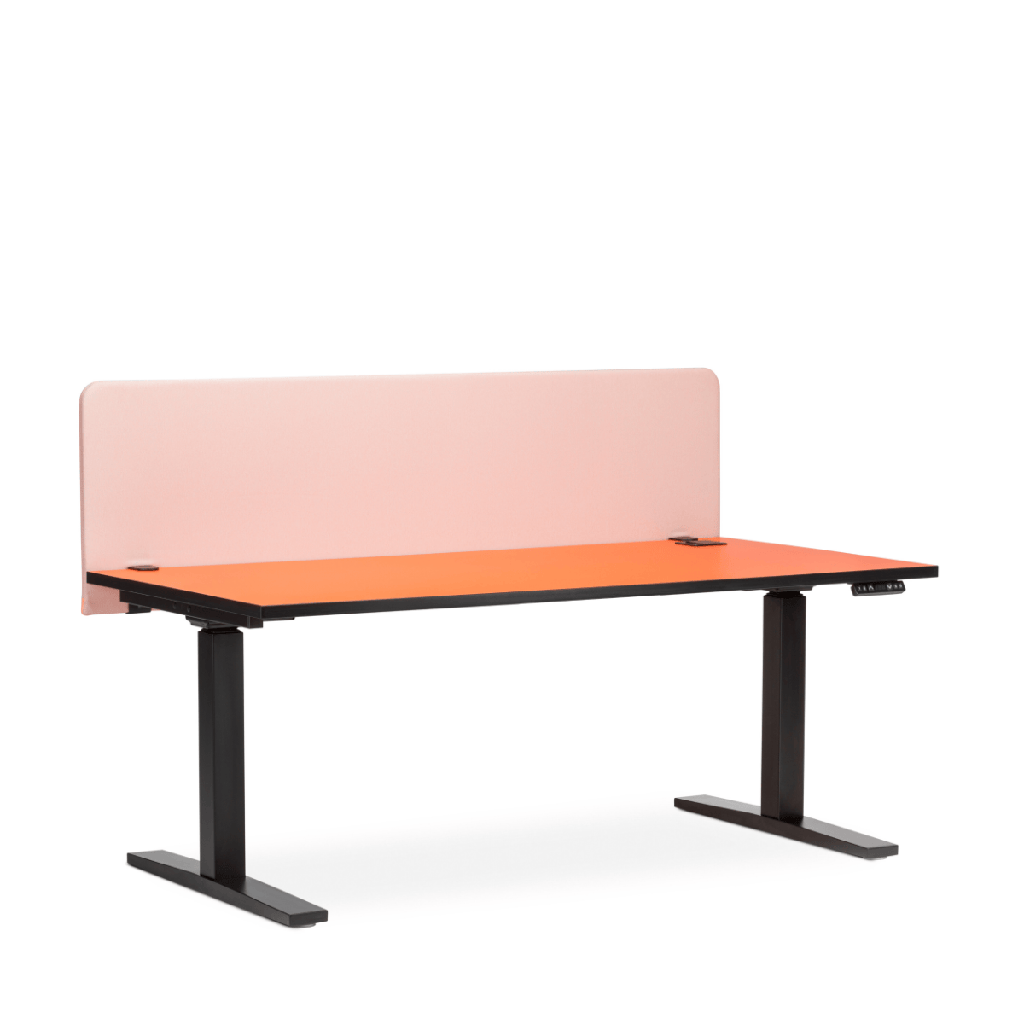 BUREAU E-UP simple piétement T 2 segments 