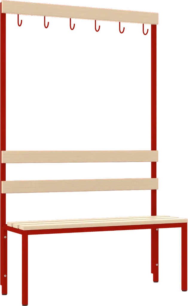 BANC VESTIAIRE SIMPLE 16 COULEURS STANDARD