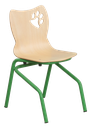 CHAISE PATTES D'OURS appui sur table