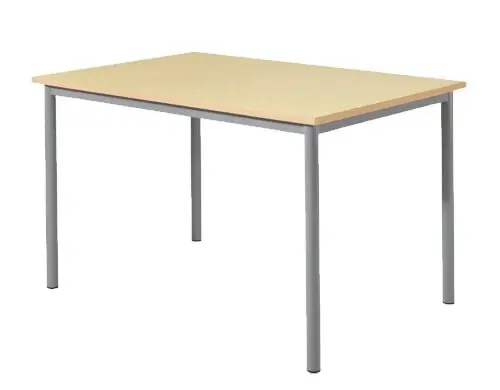 TABLES BERMUDES stratifié chants bois massif carré/rectangulaire primaire