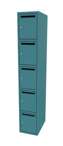 CASIERS PROFESSEURS (TROUS A LETTRES) STRUCTURE ET PORTES 16 COULEURS STANDARDS