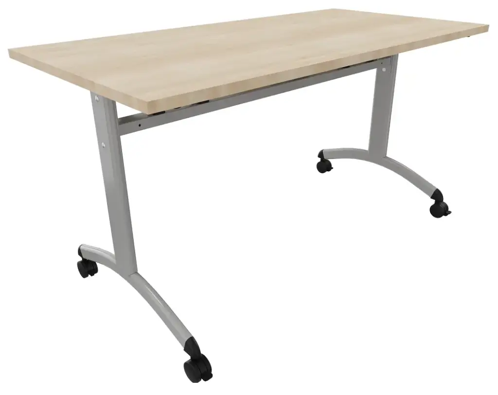 TABLE FT12 plateau stratifié chants ABS profondeur 80cm