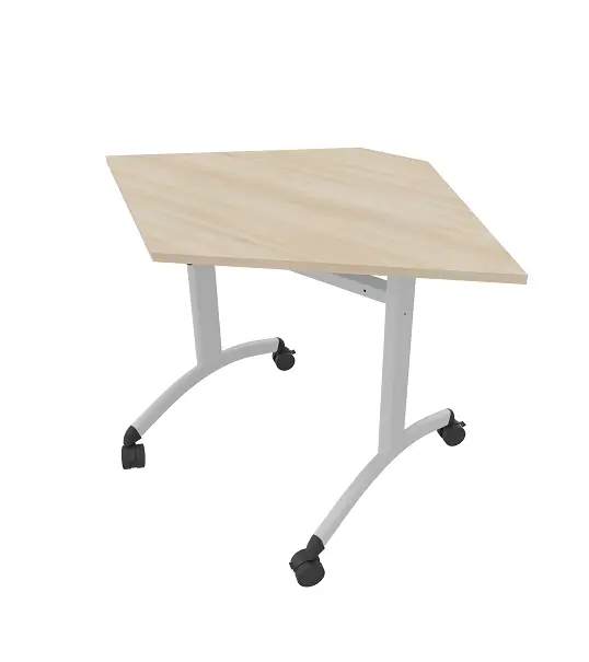 FT12 tafel met laminaatblad en ABS-randen, vijfhoekig