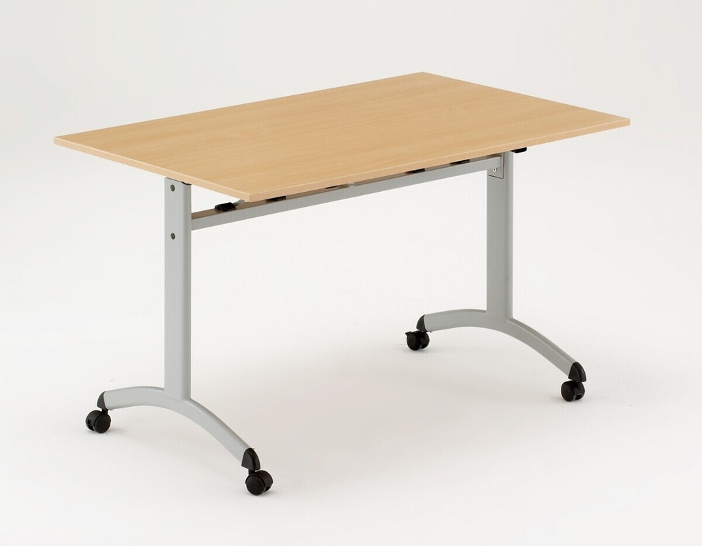 TABLE FT12 plateau stratifié chants surmoulés profondeur 80cm
