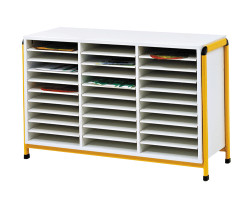 MEUBLE 30 CASES bas avec arceaux