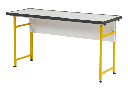 TABLE ELEVE SECHE "Glace émaillée"