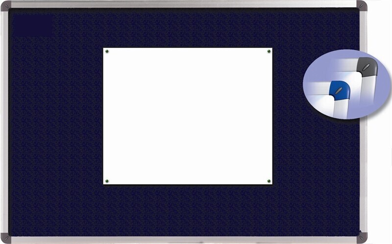 TABLEAU MURAL FEUTRINE BLEUE