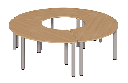 TABLE TRICERCLE