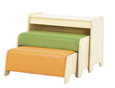 ETAGERE TABLE AVEC 2 BANCS REMBOURRES