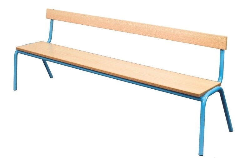BANC AVEC DOSSIER mélaminé