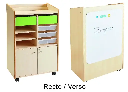 [3729446] MEUBLE DE L'ENSEIGNANT FLEXI + TABLEAU BLANC REPOSITIONNABLE MAGNETIQUE