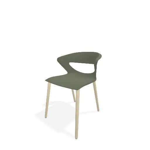 CHAISE KICCA piètement bois