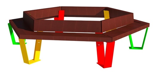 [STYLA] TOUR D'ARBRE Hexagonale