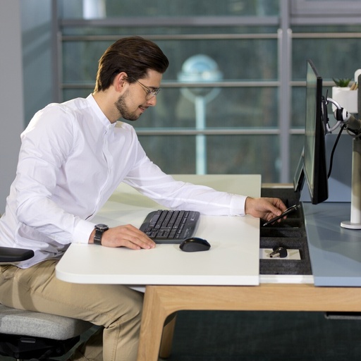 BUREAU LEVITATE avec plateau coulissant