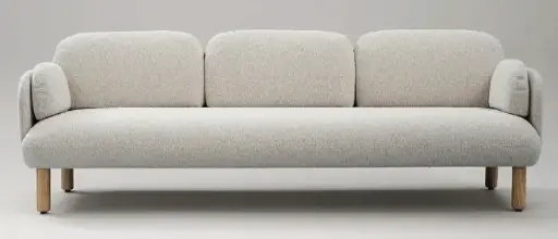 [CANAPE MYAMI 3 PLACE STRUCTURE ET PIEDS BOIS MASSIF FRENE TISSUS BERTA] CANAPE 3 PLACES MYAMI STRUCTURE ET PIEDS BOIS MASSIF FRENE TISSU BERTA