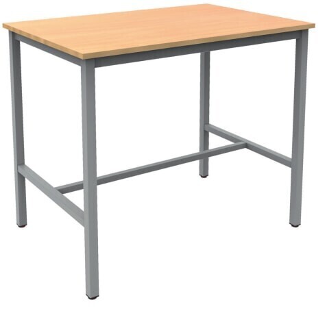 Col 5028 - TABLE H 80 x 80 cm Plateau stratifié chants alaisés HNV 