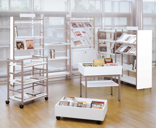 ECHELLE TRAIT D'UNION départ double face AVEC TABLETTES DOUBLE DROITES COMPRISES 