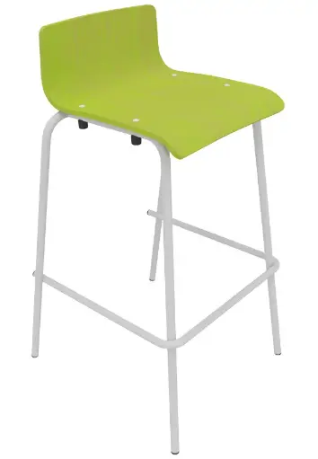 [SAXLAS] TABOURET HAUT SAX teinté / lasuré