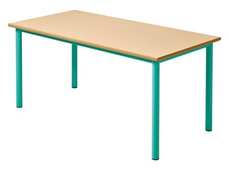 TABLE CARRE/RECTANGLE BERMUDE M -MELAMINE 120x120cm