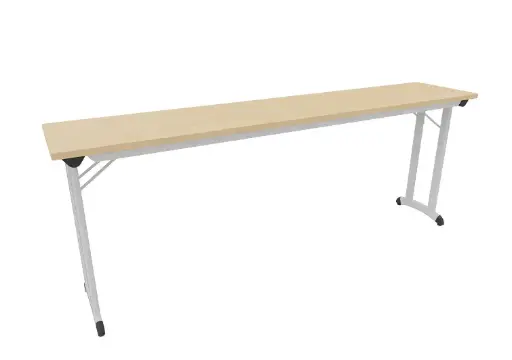 [TYM092040] TABLE PLIANTE TYM stratifié bords antichoc 200x40cm