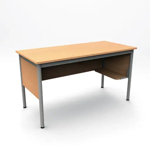 [SPC199] BUREAU MET STOEL, LERN, LAMINAAT, HNV 160X80